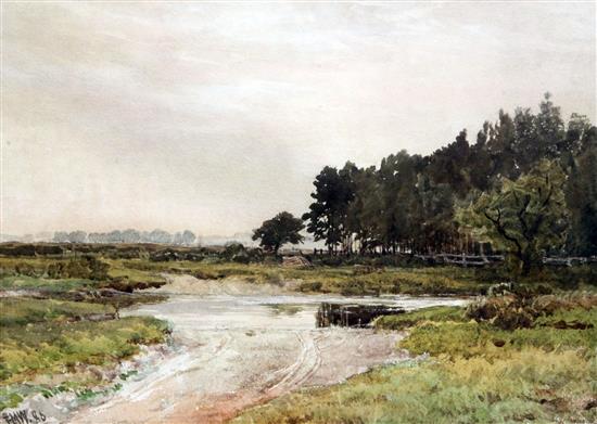 Edmund Morison Wimperis (1835-1900) Haslemere, Surrey, 9.5 x 13.5in.